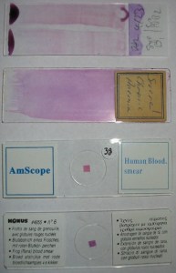 A variety of blood smears.
