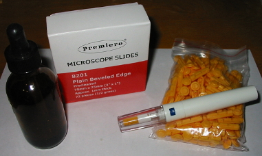 The bare minimum for a blood smear.