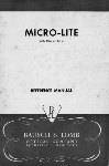 MICRO-LITE Reference Manual